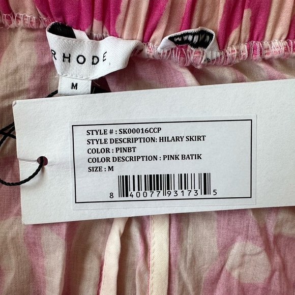 Rhode Pink Ruffle Hilary Mini Skirt - Picture 6 of 8